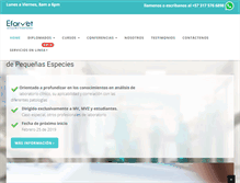 Tablet Screenshot of efarvet.com